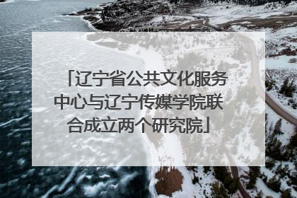 辽宁省公共文化服务中心与辽宁传媒学院联合成立两个研究院
