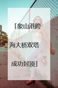 象山港跨海大桥双塔成功封顶