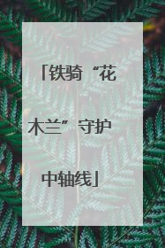 铁骑“花木兰”守护中轴线