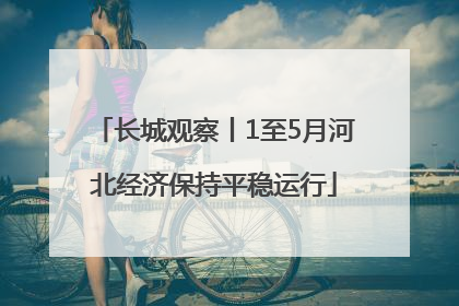 长城观察丨1至5月河北经济保持平稳运行