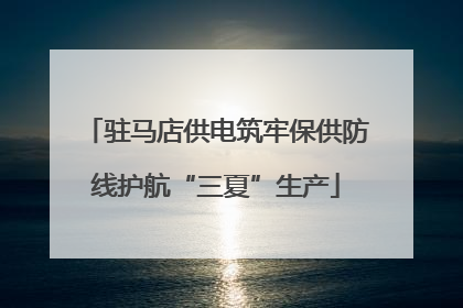 驻马店供电筑牢保供防线护航“三夏”生产