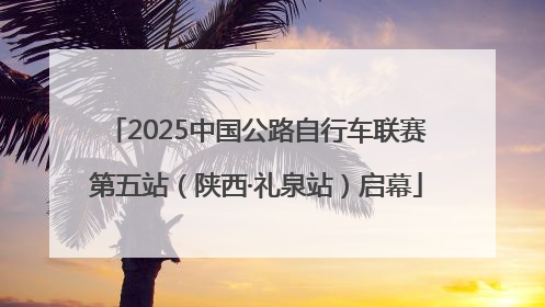 2025中国公路自行车联赛第五站（陕西·礼泉站）启幕
