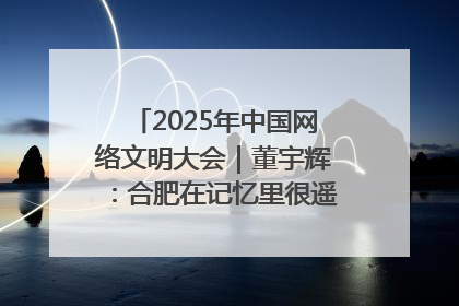 2025年中国网络文明大会｜董宇辉：合肥在记忆里很遥远也很亲切