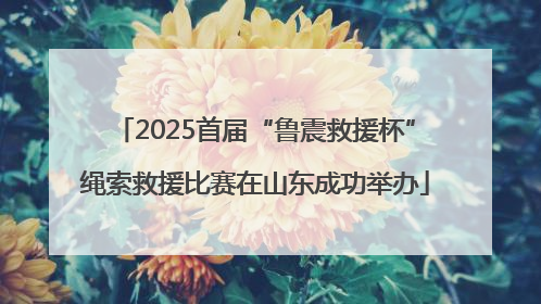 2025首届“鲁震救援杯”绳索救援比赛在山东成功举办